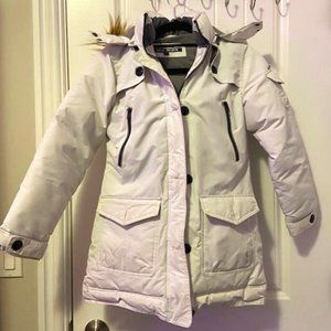 White Steve Madden Winter Coat Kids Size 10/12